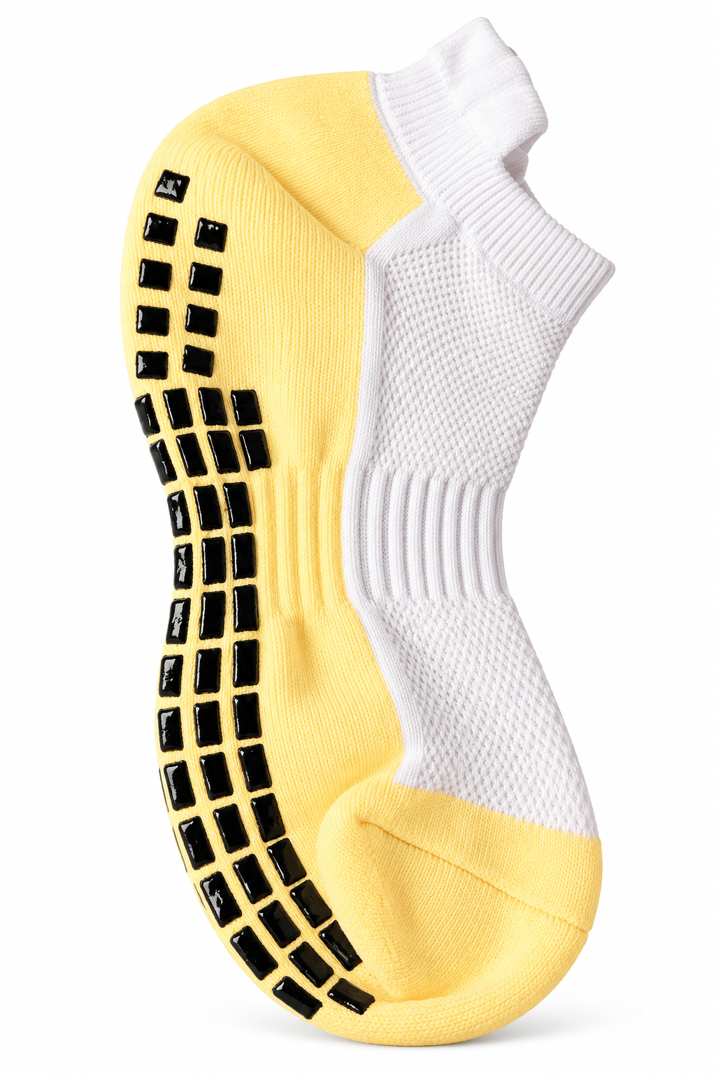 WHITE SNICKHEAD Ankle Grip Socks