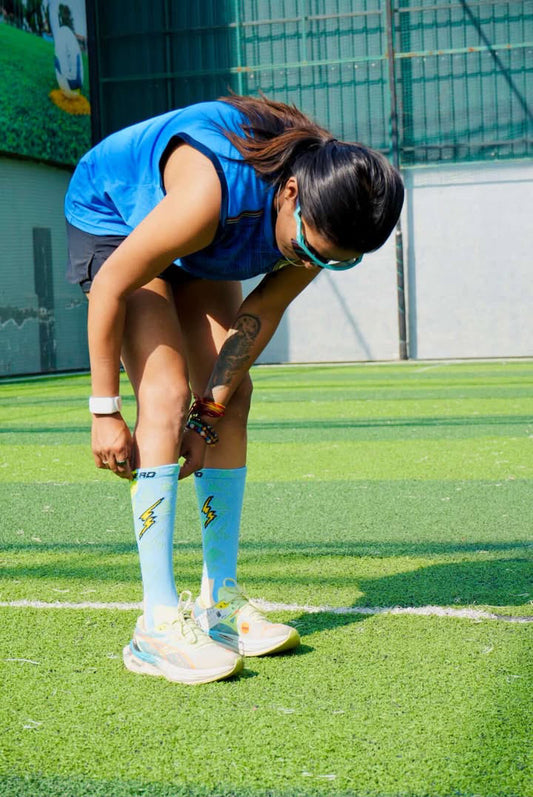 Neon Snick Grip Socks