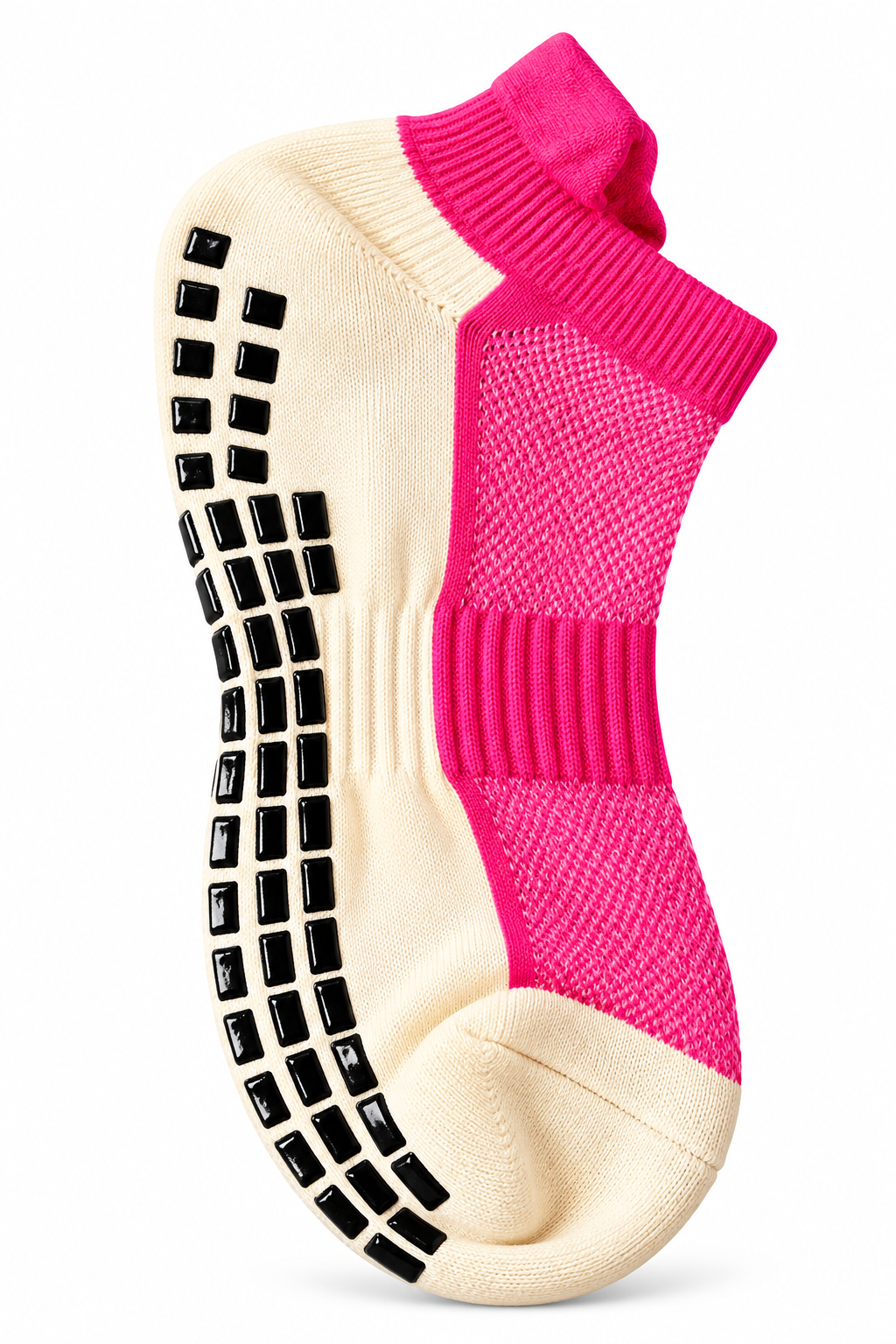 Pink SNICKHEAD Ankle Grip Socks