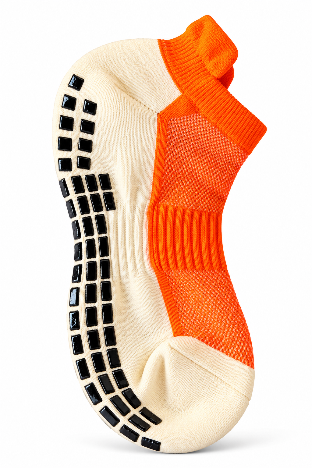 Orange SNICKHEAD Ankle Grip Socks
